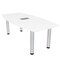Skutchi Designs 33.5 in W, 69.5 in L, 29 in H, Engineered Wood Top, White H-BOT-3470-PT-EL-09 - alternate 1
